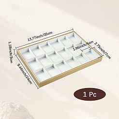 1шт 18 сетки подставка для украшений из искусственной кожи CON-CL0001-02A