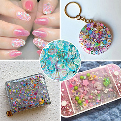Cabochons en pâte polymère manuels&nbsp;CLAY-TADJ0001-01G