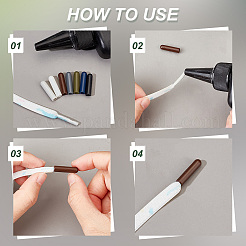 70шт 7 пластиковых наконечника для шнурков KY-PH0001-84