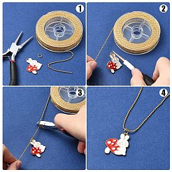 Железный шар бусинка цепи IFIN-YW0001-100G