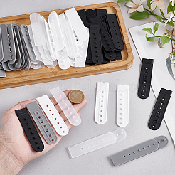 40шт. 4-х цветный пластиковый ремешок с 7 отверстиями&nbsp;FIND-PH0027-58