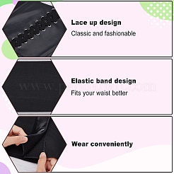 Широкие эластичные корсетные ремни из искусственной кожи AJEW-WH0263-46C