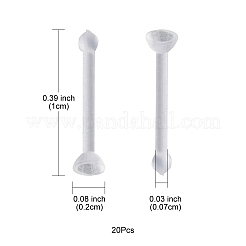 Кольцо из акриловой кости носа&nbsp;AJEW-YW0001-06E