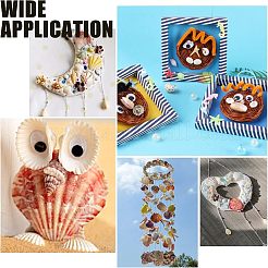 140 шт. 2 вида натуральных ракушечных бусин SSHEL-FH0001-08