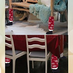 Stuhlbein-Bodenschoner aus Stoff&nbsp;AJEW-WH0329-93