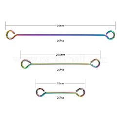 60 шт. 3 шт. ионное покрытие (IP) из нержавеющей стали 304 с проушинами STAS-LS0001-62MC