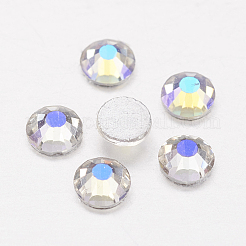 Perle en verre de dos plat&nbsp;RGLA-C002-SS12-100