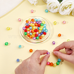 200pcs cuentas de acrílico transparente&nbsp;OACR-PH0004-84
