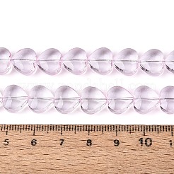 Peinture de cuisson perles de verre transparentes brins&nbsp;DGLA-N021-01B-04