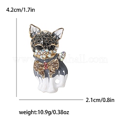 Эмалевые булавки в форме кошки из сплава&nbsp;PW-WG2C75B-01