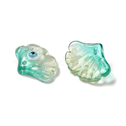 Прозрачное стекло с эмалевыми подвесками GLAA-G108-02