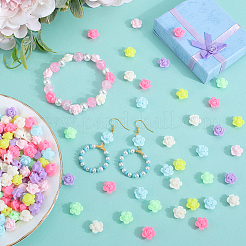 500 шт. Непрозрачные акриловые бусины MACR-SP0001-09