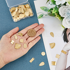 96 шт. 6 стиля латунный кулон&nbsp;KK-FH0005-28