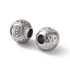 Cuentas europeas de rhinestone de acero inoxidable 304&nbsp;STAS-A092-10D-P