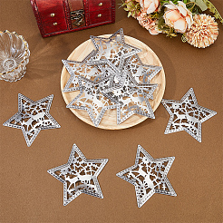 10 шт. железные звездные украшения&nbsp;AJEW-GF0012-09