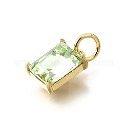 Латунь стекло амулеты KK-V011-36G-A