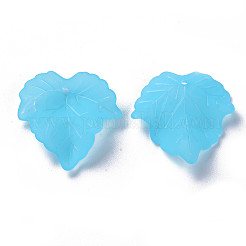 Осенняя тема прозрачные матовые акриловые подвески PAF002Y-27