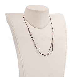 Изготовление ожерелья из хлопкового шнура&nbsp;NJEW-JN01472-03