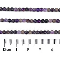 Perline Charoite naturale fili&nbsp;G-M438-A03-01