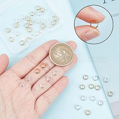 52шт. 2-х цветные латунные бусины-рамки KK-CN0001-73