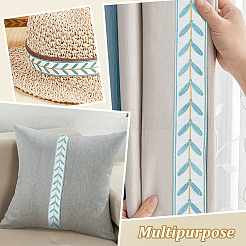 Жаккардовая полиэфирная лента длиной 12 м. OCOR-OC0001-46A