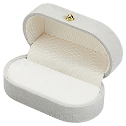 1шт прямоугольная бархатная коробка для парных колец&nbsp;CON-BBC0001-20C