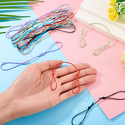 30шт 10 цвета нейлоновой нити шнур для изготовления браслетов BJEW-TAC0040