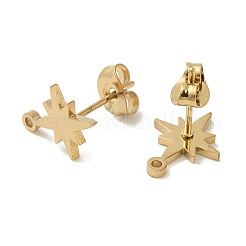 Ионное покрытие (ip) 304 нержавеющая сталь гвоздики фурнитура для сережек STAS-I206-57G