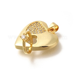 Реечное покрытие латунь с подвесками из кубического циркония KK-Z086-12G-03