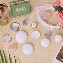 DIY-Kits zur Herstellung von Kuppelbroschen aus Eisen&nbsp;DIY-CA0007-04