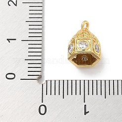 Стойка покрытие латунь микропаве прозрачный кубический цирконий бусины колпачки скобы KK-L224-003G