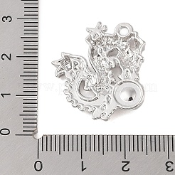 Сплав покрытия стойки с подвесками из искусственного жемчуга из АБС-пластика FIND-B037-10P