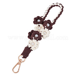 Handgewebte Blumenanhänger-Dekorationen&nbsp;KEYC-TAC0009-02KCG-08
