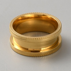 201 закрепка для кольца из нержавеющей стали с канавками&nbsp;STAS-WH20002-05A-G