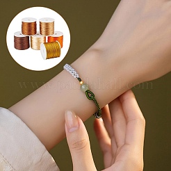 6 рулон нейлонового атласного шнура 6 цветов&nbsp;NWIR-AR0001-10