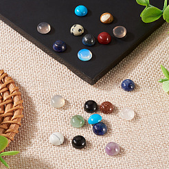 Кабошоны из натуральных и синтетических смешанных драгоценных камней&nbsp;G-TA0002-76C