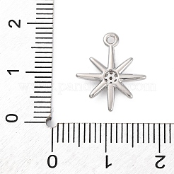 Латунные микропаве прозрачные подвески с фианитом KK-Z084-01P