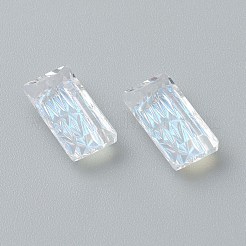 Pendentifs en strass en verre gaufré&nbsp;GLAA-J101-07A