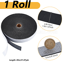 粘着フェルトテープ  ブラック  39.5~40x3mm  20 m /ロール&nbsp;DIY-WH0673-48D-01