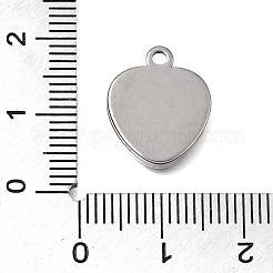 Cabochon-Fassungen für Anhänger aus Edelstahl 304&nbsp;STAS-F365-01A-P