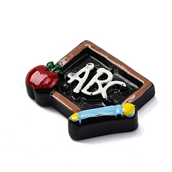 25 шт. подвески из непрозрачной смолы на тему Дня учителя RESI-XCP0002-22