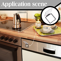 Пластиковая крышка кнопки питания лифта AJEW-WH0348-353A