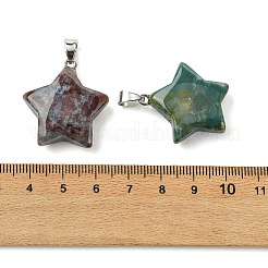 Natur Indien Achat Anhänger&nbsp;GG-K002-10U