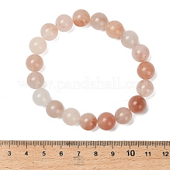 10 мм натуральный золотой шелковый нефрит из Синьцзяна BJEW-G756-01B