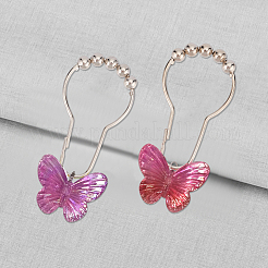 20 шт. 5 цвета железные кольца для занавески для душа для ванной комнаты&nbsp;HJEW-OC0001-22