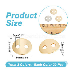 Пуговицы из нержавеющей стали 304 с 2 отверстием STAS-UN0003-94