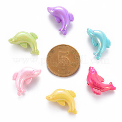 Непрозрачные акриловые бусины TACR-S153-34I