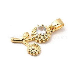Латунные микро проложить кубического циркония подвески&nbsp;KK-D408-09KCG