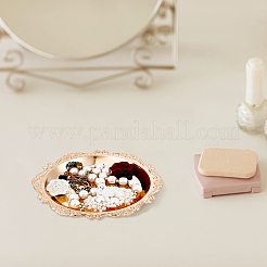 Поднос для ювелирных изделий из сплава&nbsp;DJEW-WH0002-02G