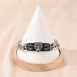 Браслеты из нержавеющей стали 304&nbsp;BJEW-D379-13ASP